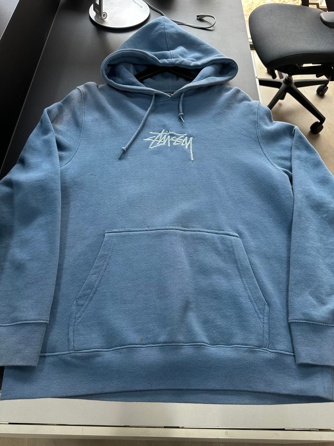 스투시 스탁 자수 로고 후드티 상품이미지4