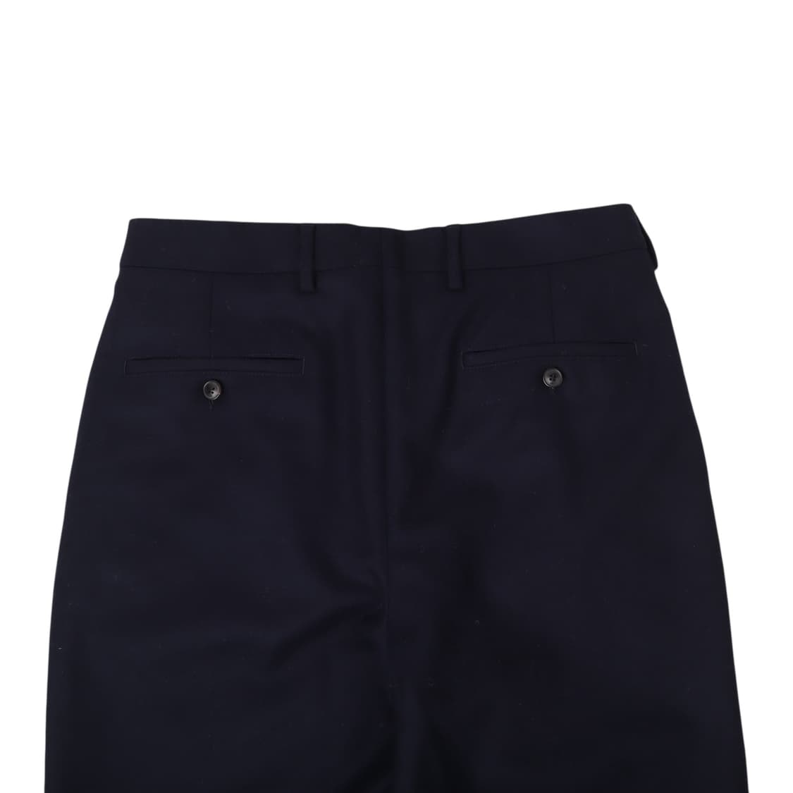 아미 핀턱 네이비 울 테이퍼드 팬츠 상품이미지5