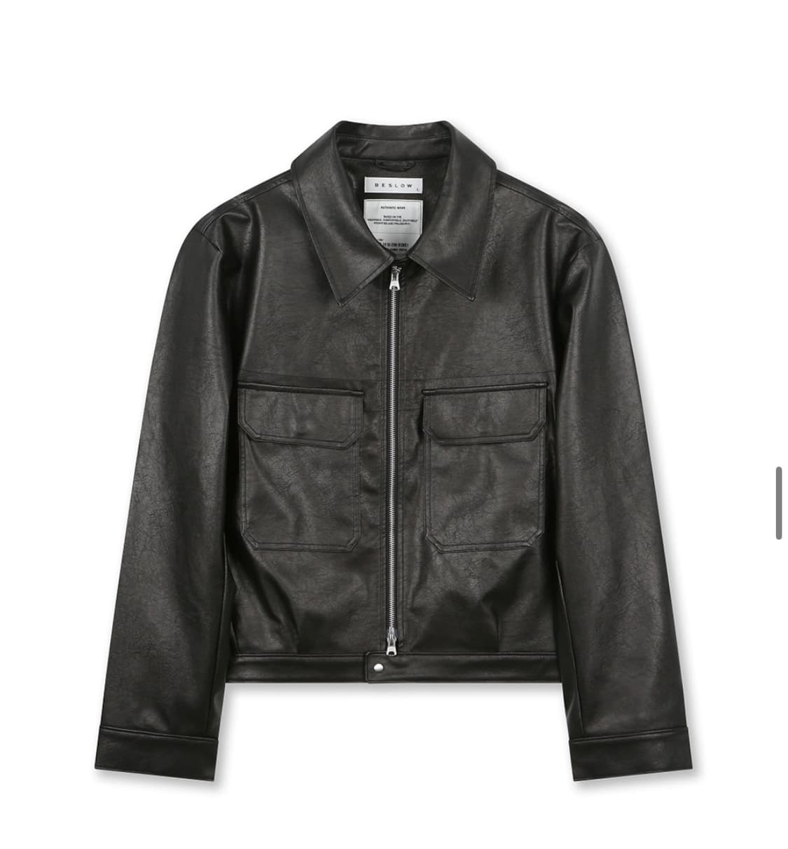 비슬로우 크롭 가죽자켓 M사이즈 상품이미지1
