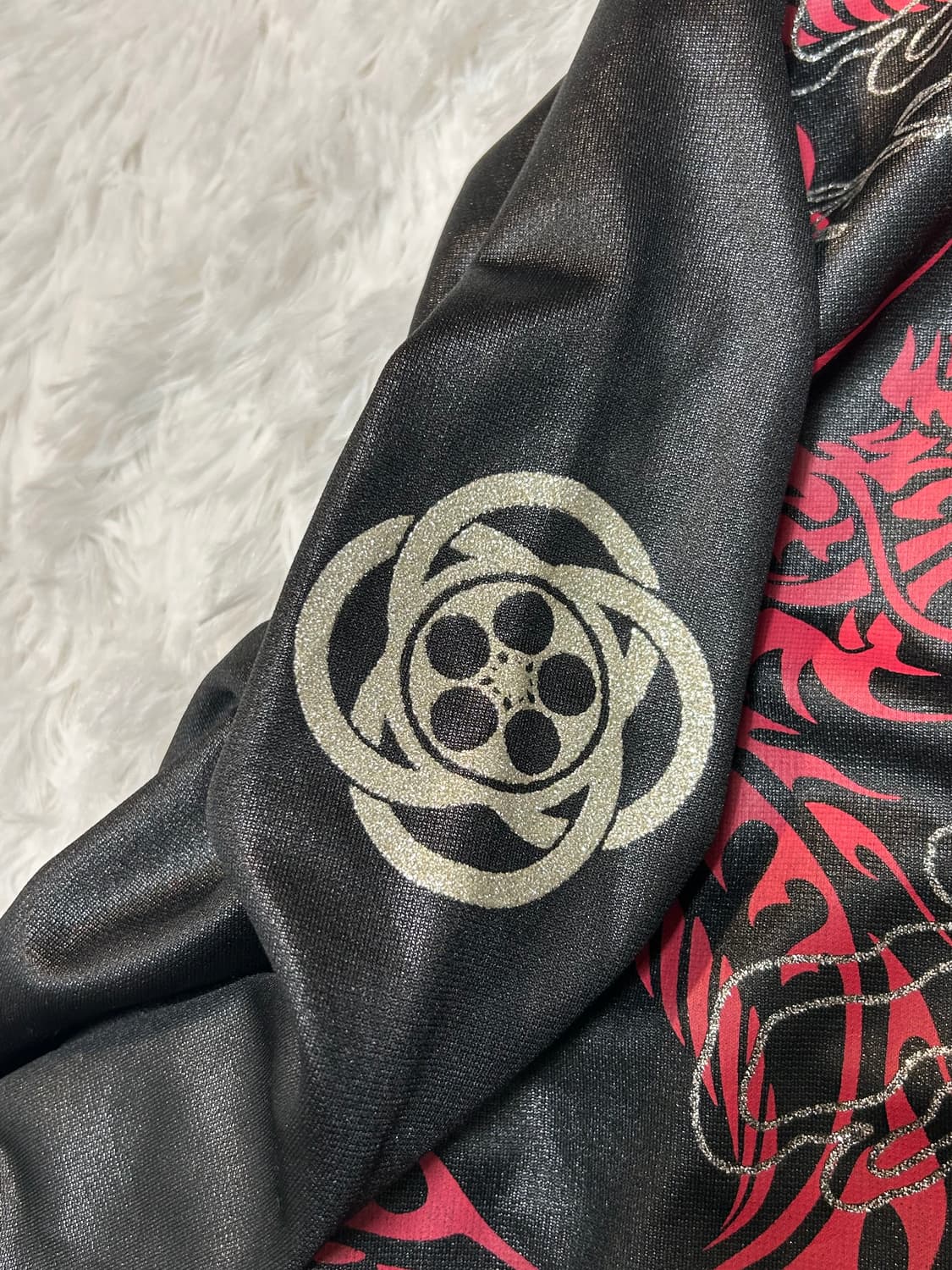 oriental dragon sukajan jersey zip-up 상품이미지3