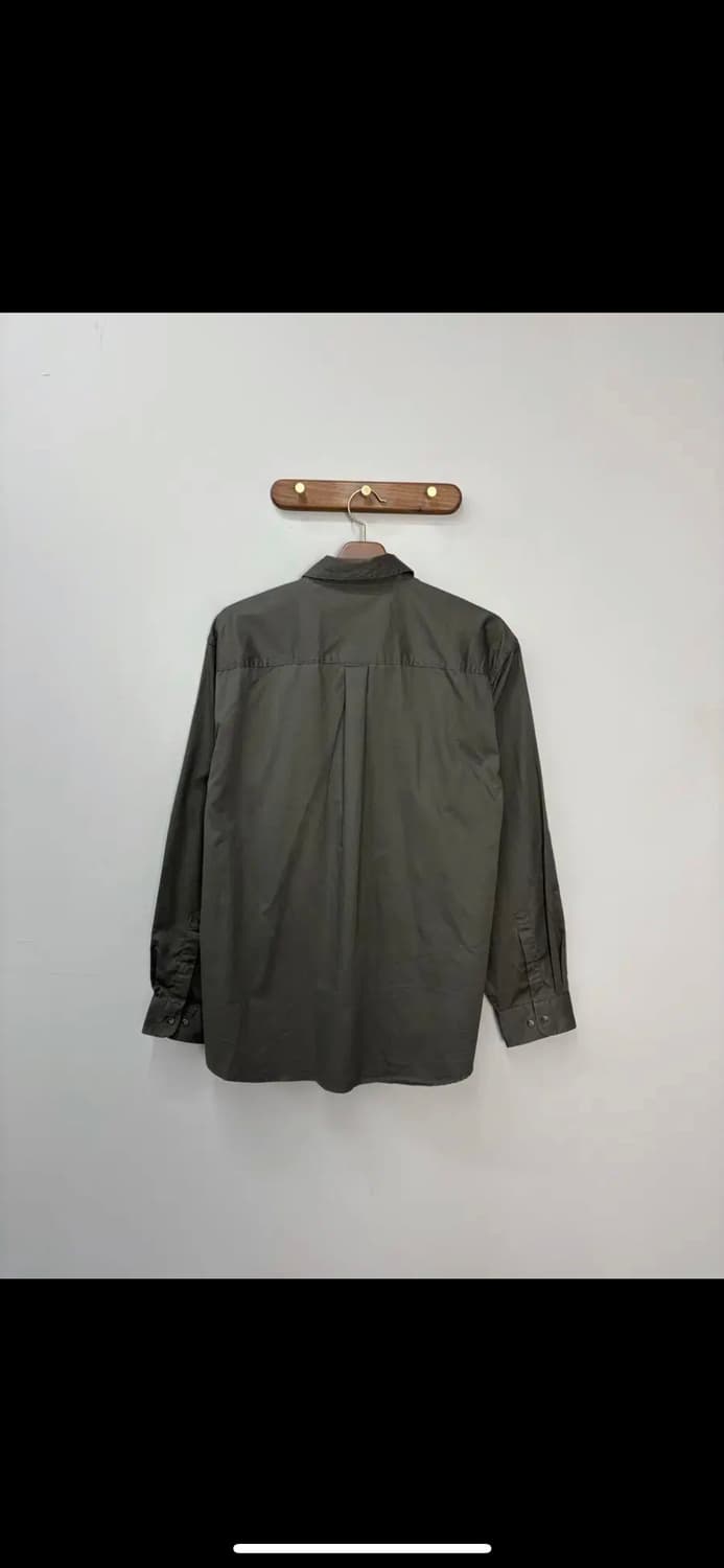 칼하트 로고 올리브색 워크셔츠 H1158 상품이미지4