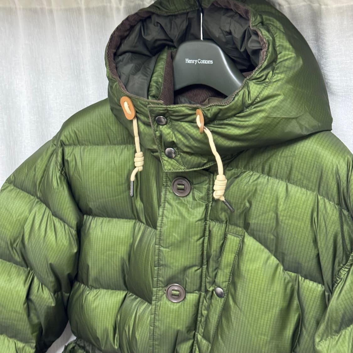48 L) 헨리코튼 ffc 카라코람 패딩 그린 상품이미지2