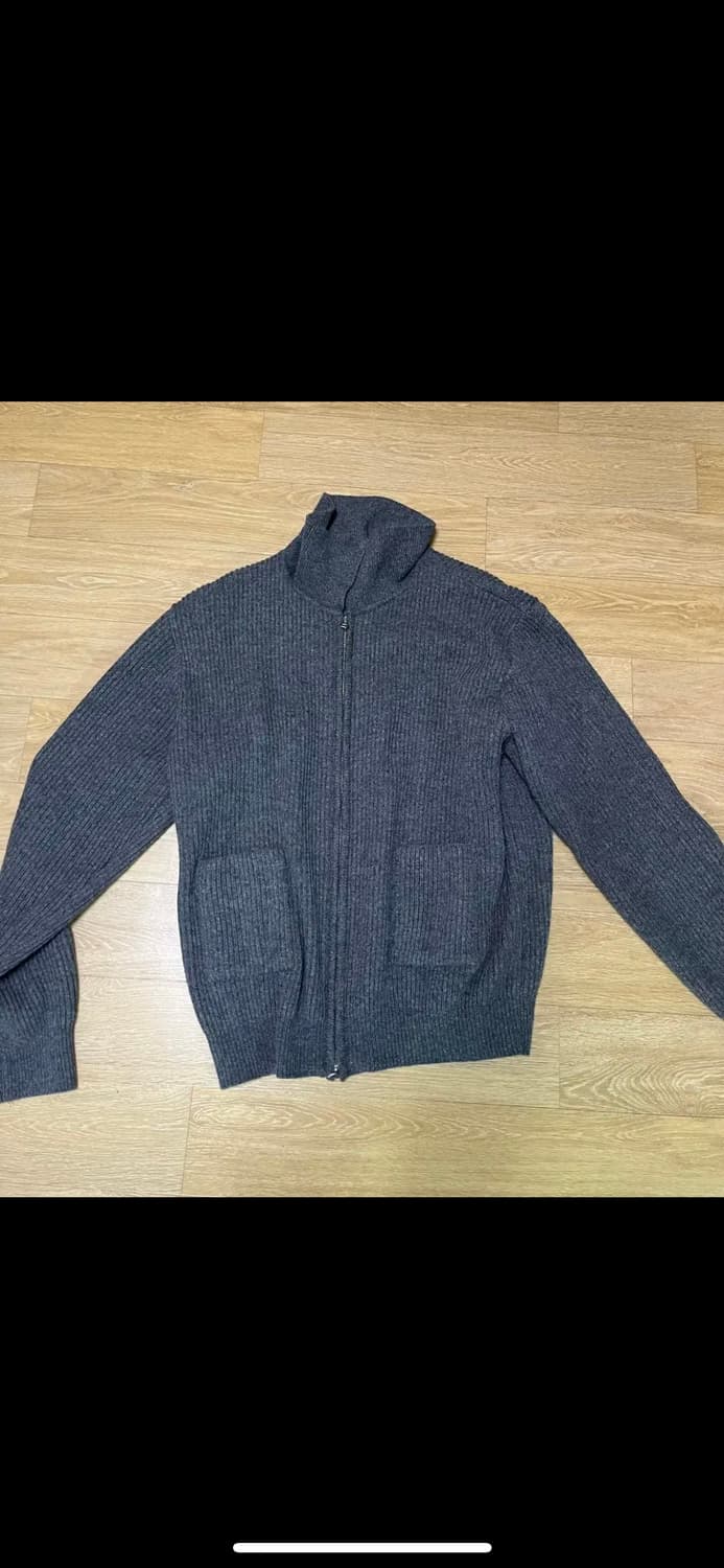 월스와일무브먼트 니트 집업 그레이 1 상품이미지3