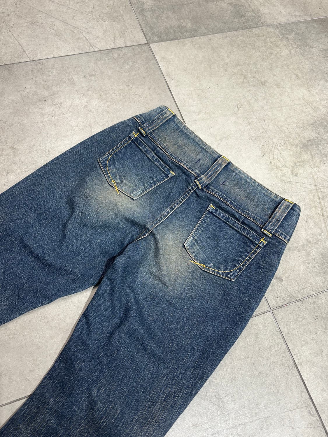 Georgia Love 투버튼 세미 부츠컷 데님팬츠 상품이미지9