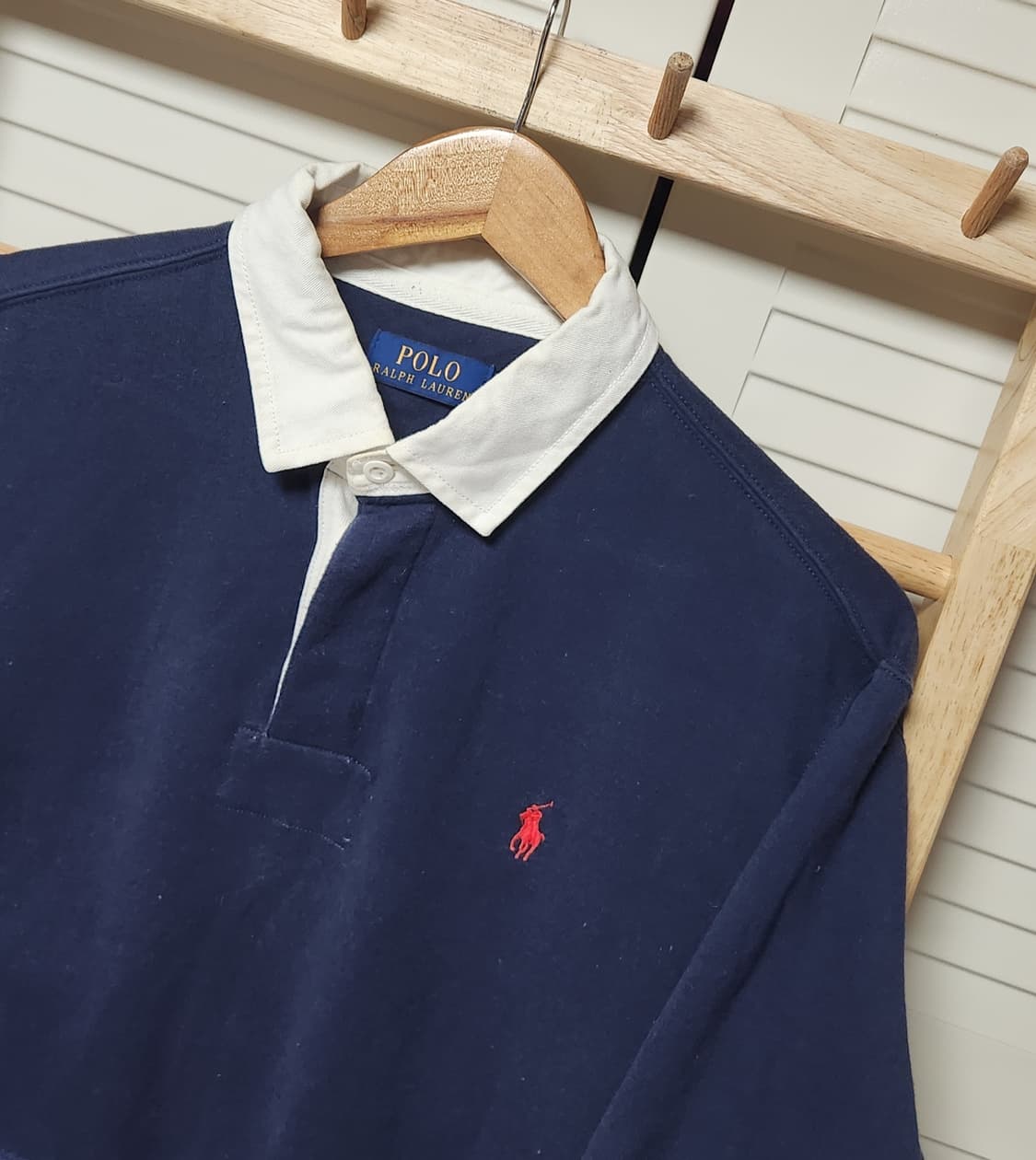 폴로 랄프로렌 코튼 럭비티 카라 맨투맨 상품이미지3