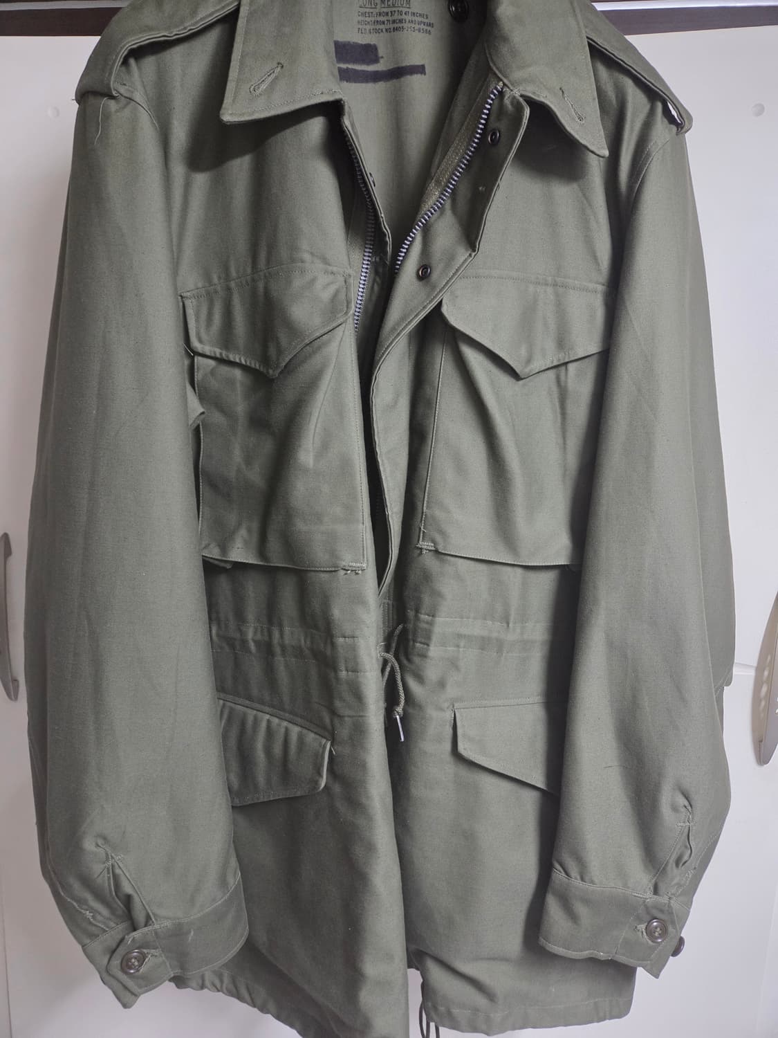 50s 미군 M-51 필드자켓 미디움 롱 상품이미지1