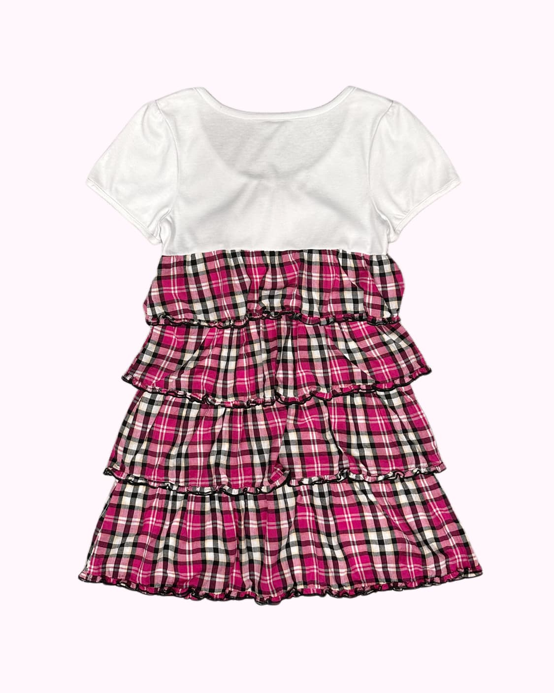 kitsch pink tired dress 상품이미지4