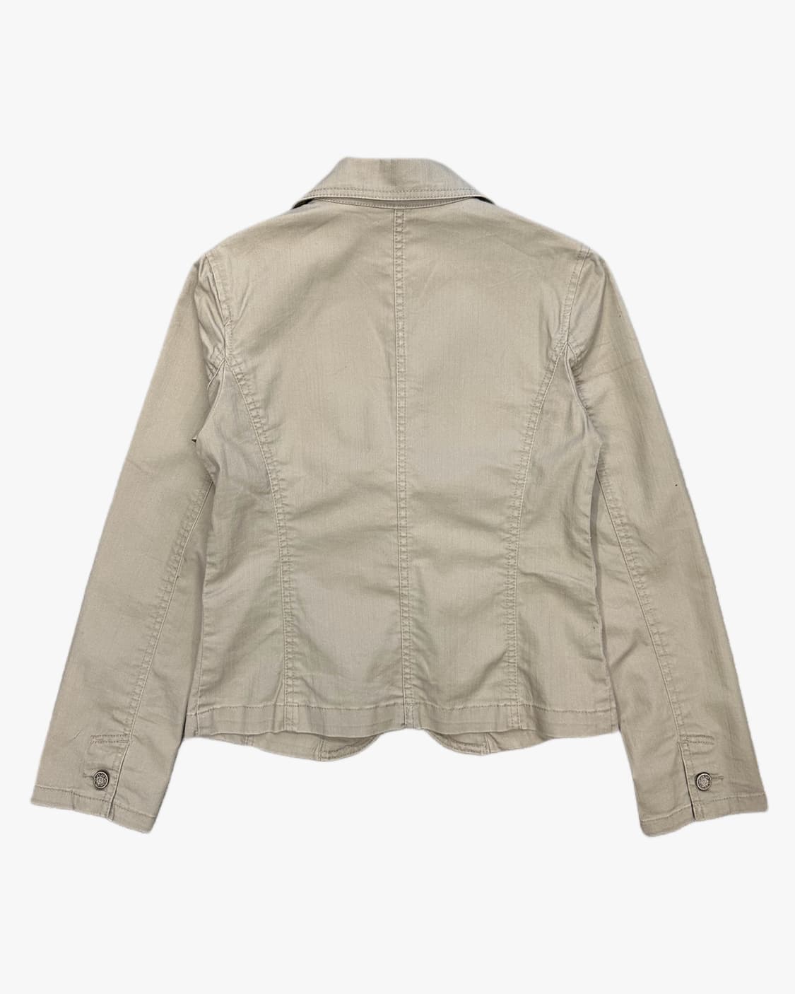 beige denim botton blazer 상품이미지4