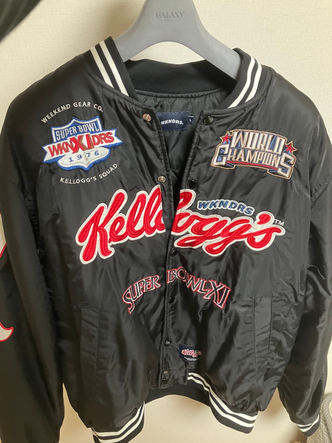 (고정 가격)위캔더스 켈로그 바시티 스타디움 자켓 상품이미지1