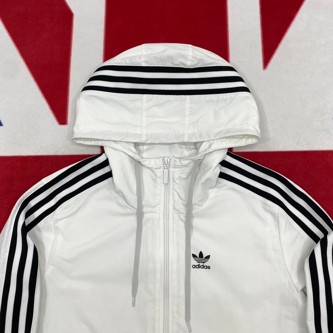 아디다스 세미크롭 바람막이 여성 XS 실측 55-66 상품이미지3