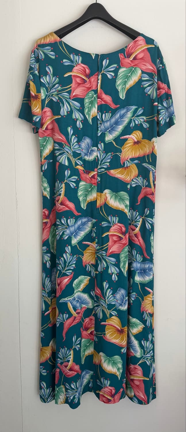 80s Reyn Spooner 하와이안 원피스 made in Hawaii 상품이미지4