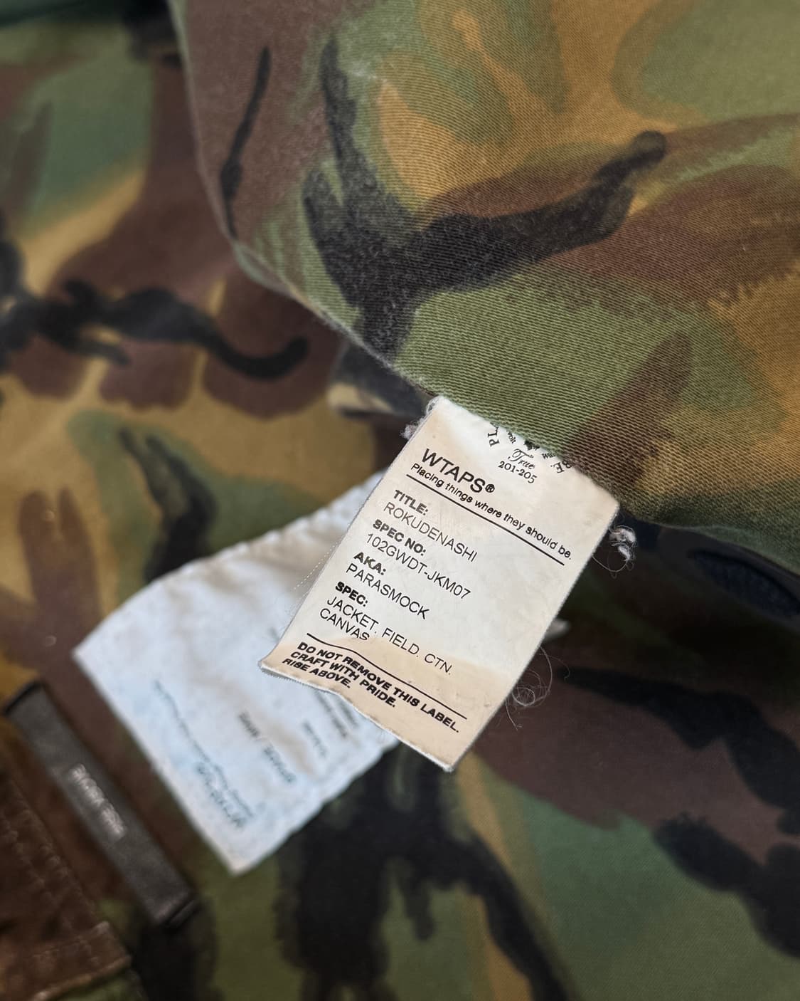 더블탭스 파라스목 필드 자켓 2010 상품이미지8