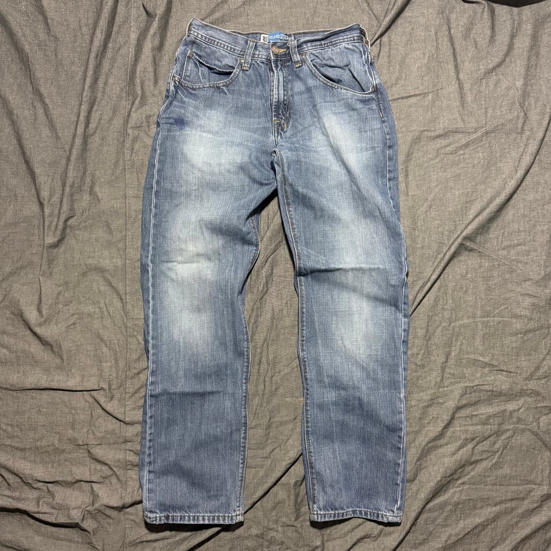 Relaxed Straight Fit Denim Pants 상품이미지2