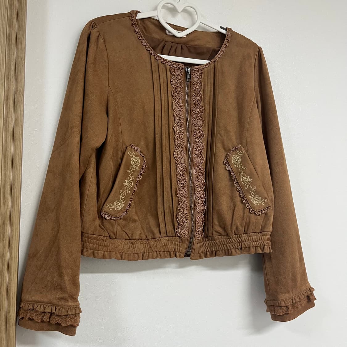 엑시즈팜 스웨이드 자켓 상품이미지1