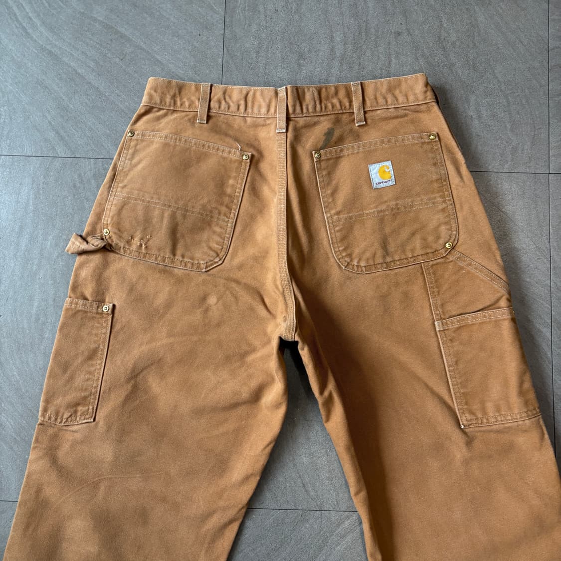 칼하트 정품 브라운 더블니 팬츠 바지 상품이미지7