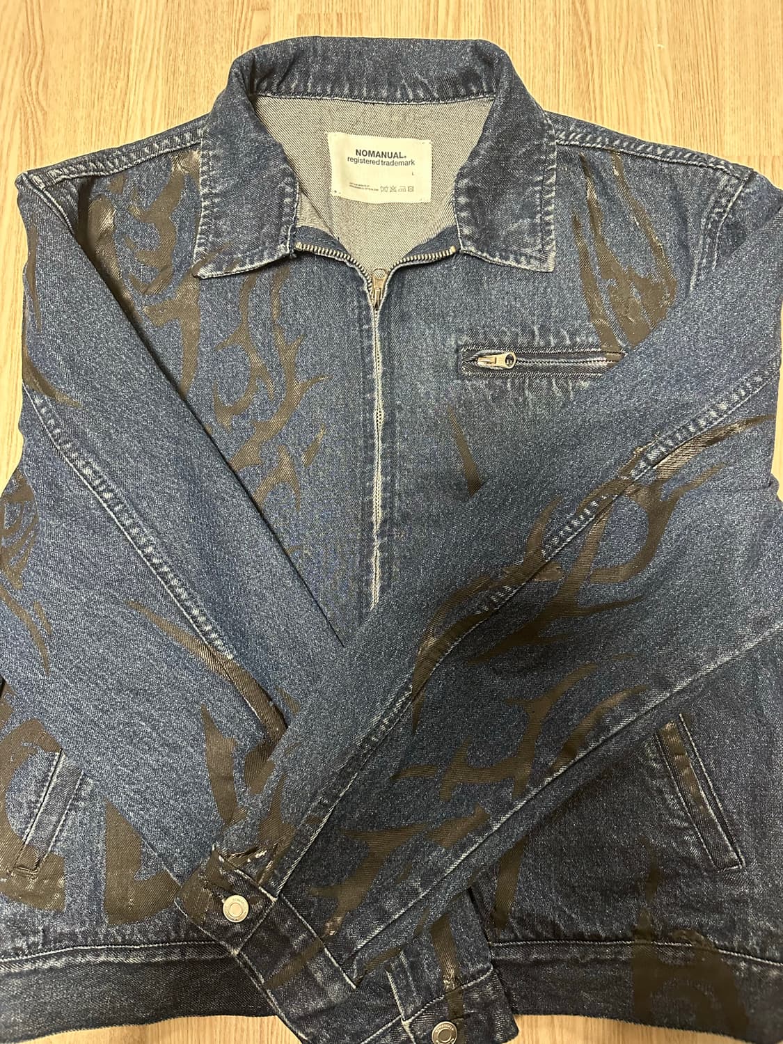 노메뉴얼 데님자켓 상품이미지1