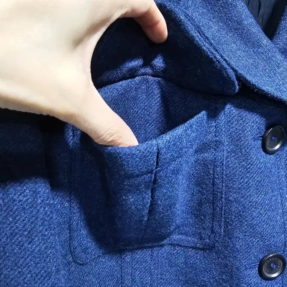 [정품] 버버리 런던 이탈리아 메이드 울 숏 자켓 55 상품이미지3