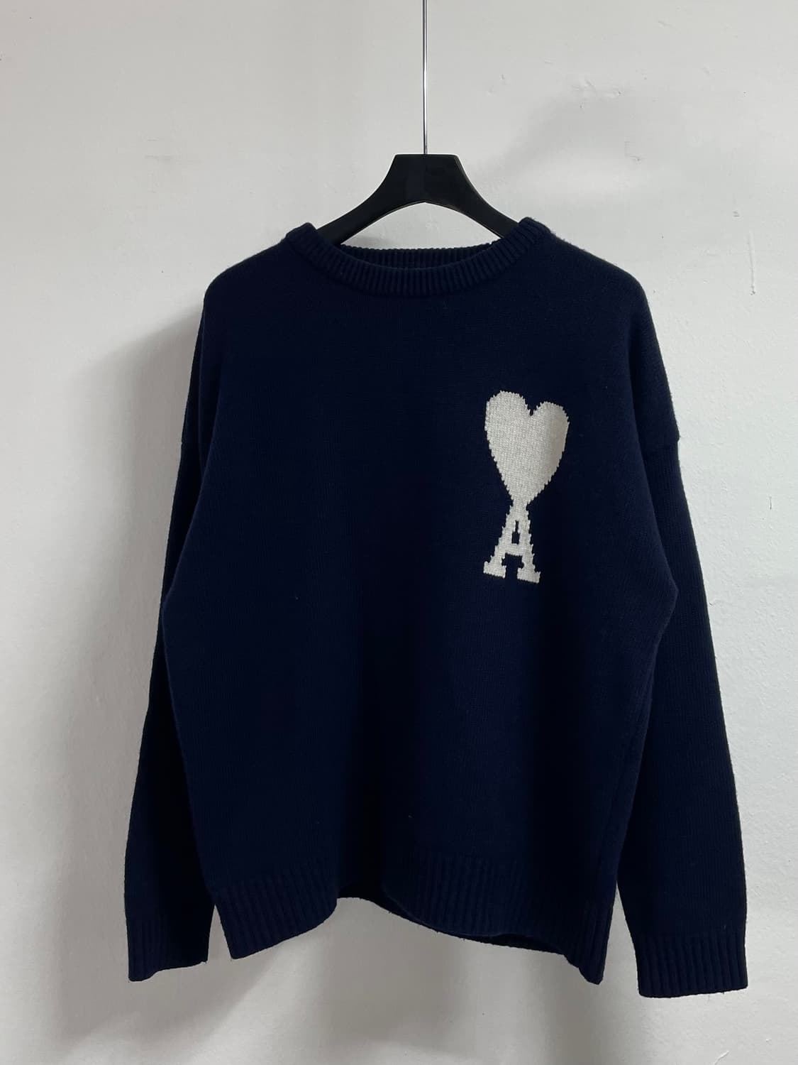 아미 인타르시아 빅하트 로고 헤비 니트 (on.357) 상품이미지1