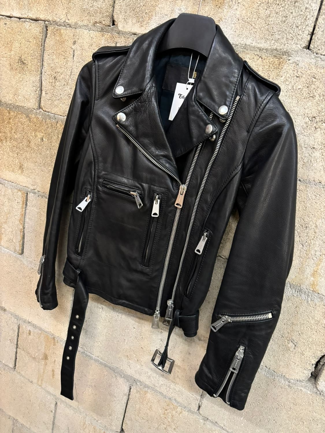 [S] R13 2022 Leather Biker Jacket 상품이미지3