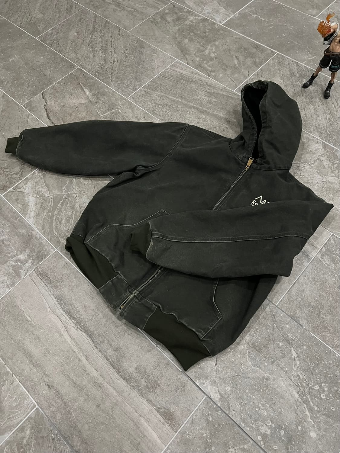 (XL) 칼하트 후드 덕 액티브 자켓 J25 MOS 모스그린 상품이미지8