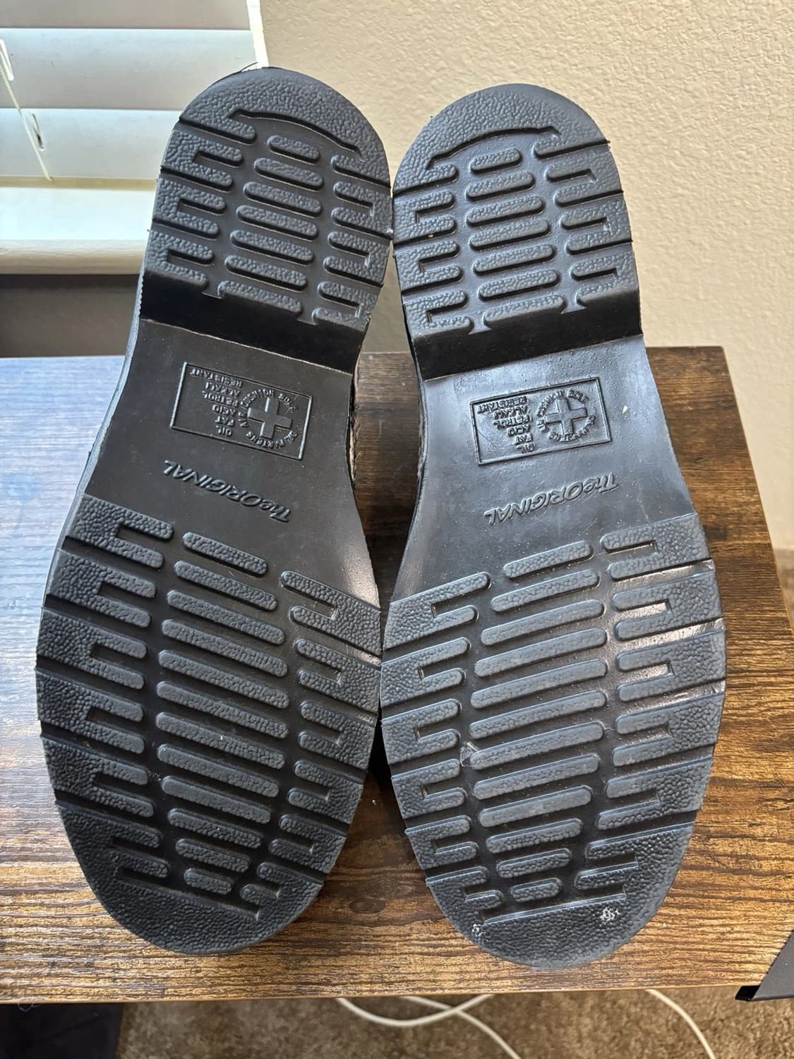 닥터마틴 x 와코 마리아 1461 타이거 카모 헤어 온 블랙 화이트 슈즈 상품이미지8