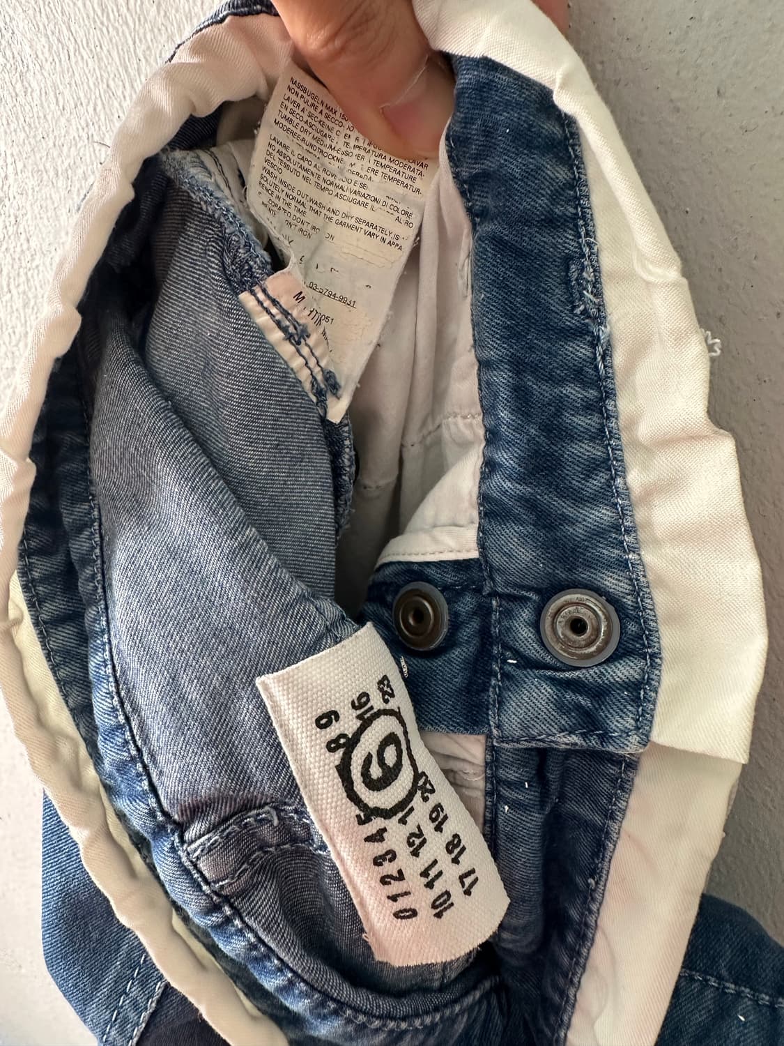 margiela banding layer denim 상품이미지5