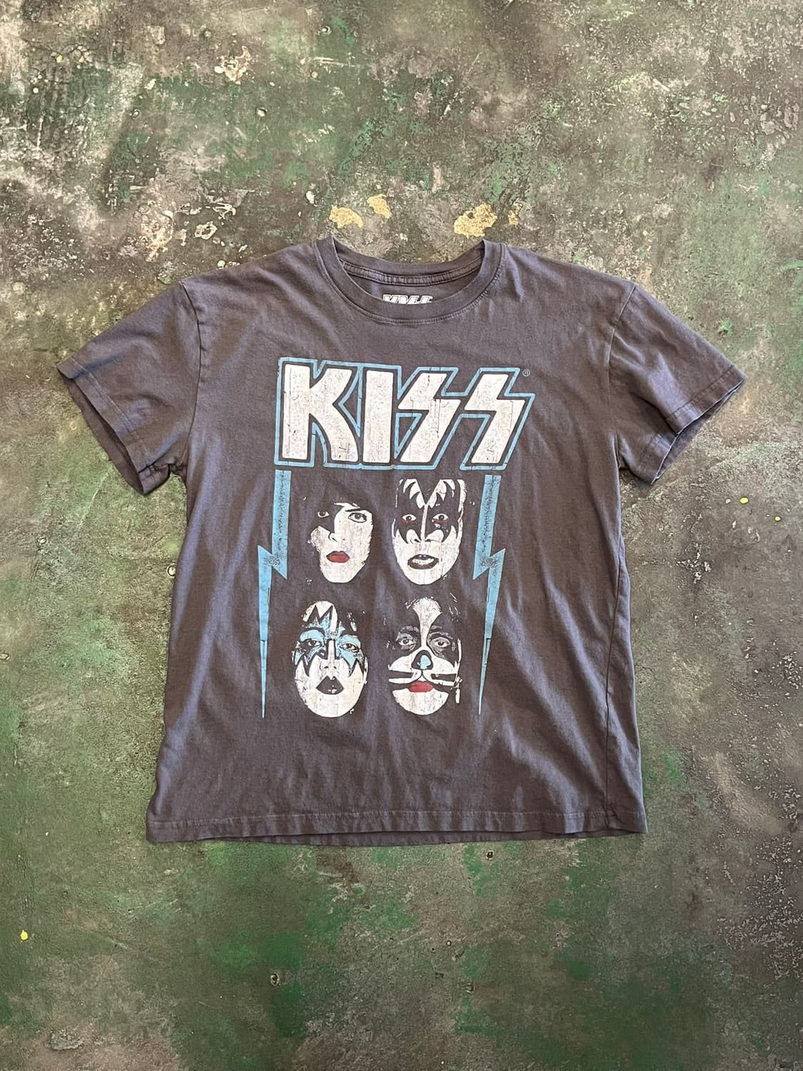 [L] KISS 키스 밴드티 머천다이즈 페이스 그래픽 반팔 빈티지 상품이미지1