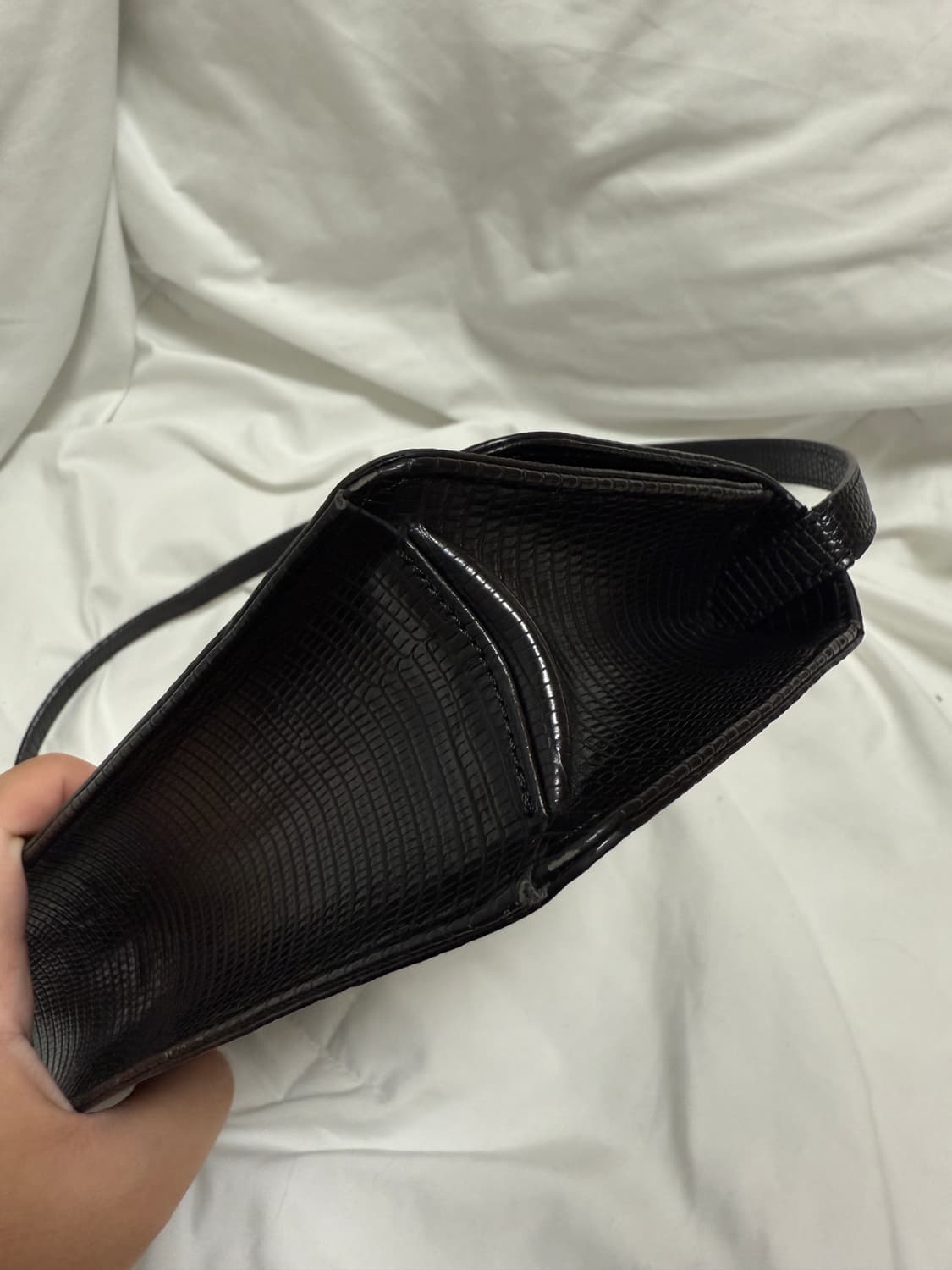 파인드카푸어 패티백26 리자드블랙 상품이미지5