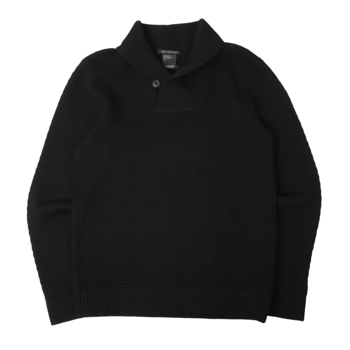 아르마니 익스체인지 메리노울 숄카라 니트 상품이미지1