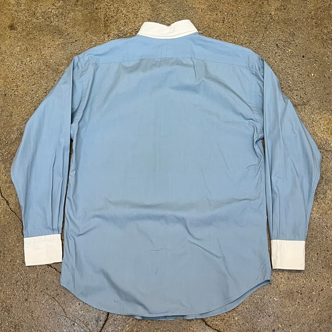 미국 빈티지 폴로 랄프로렌 블루 셔츠 화이트 카라 상품이미지7