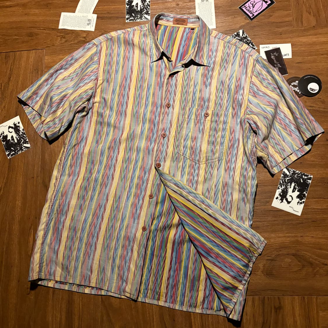 Missoni mix pattern half shirt 상품이미지2