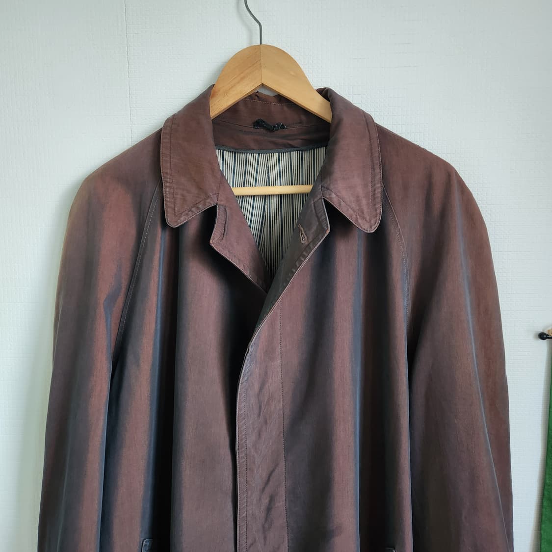 60's 솔라로 코튼 싱글 래글런 코트 상품이미지4