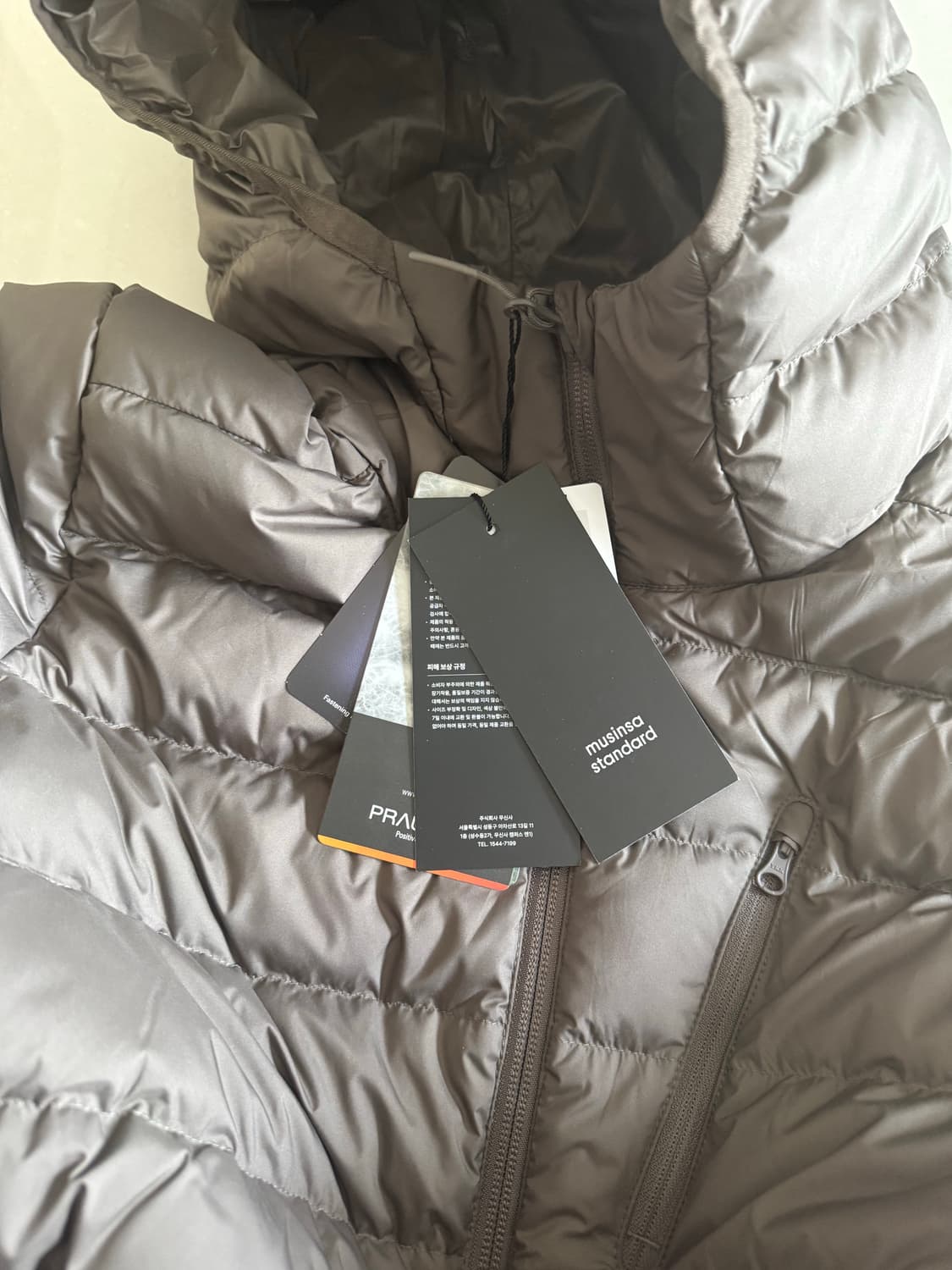 [M]우먼즈 시티레저 후디드 라이트 다운 재킷 상품이미지2