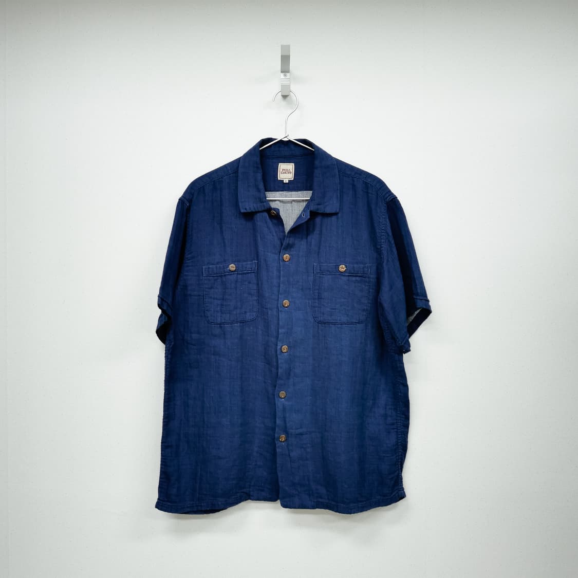 (JP/40) 풀카운트 Khadi Shirt 인디고 상품이미지1