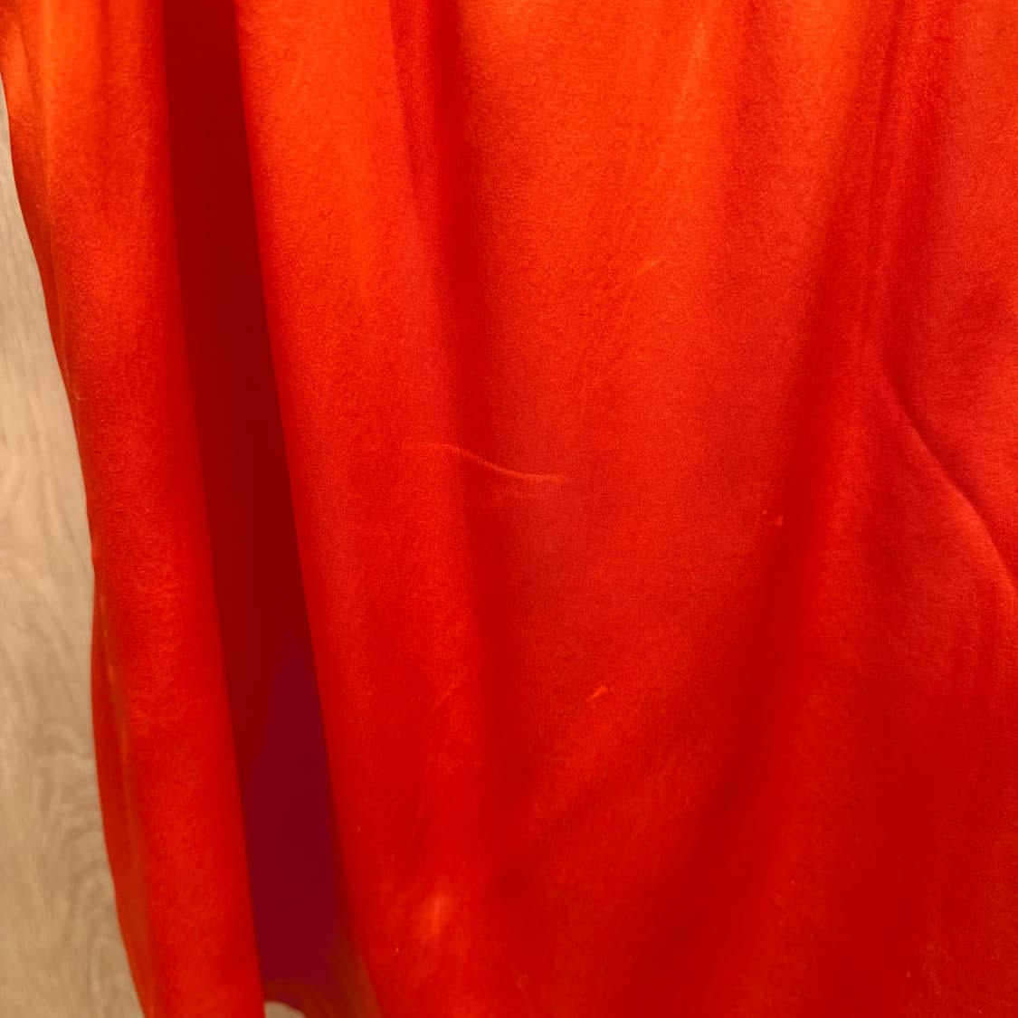 바나나 리퍼블릭 슬리브리스 블라우스 프릴넥 무지 디테일 슬림핏 레드 상품이미지8