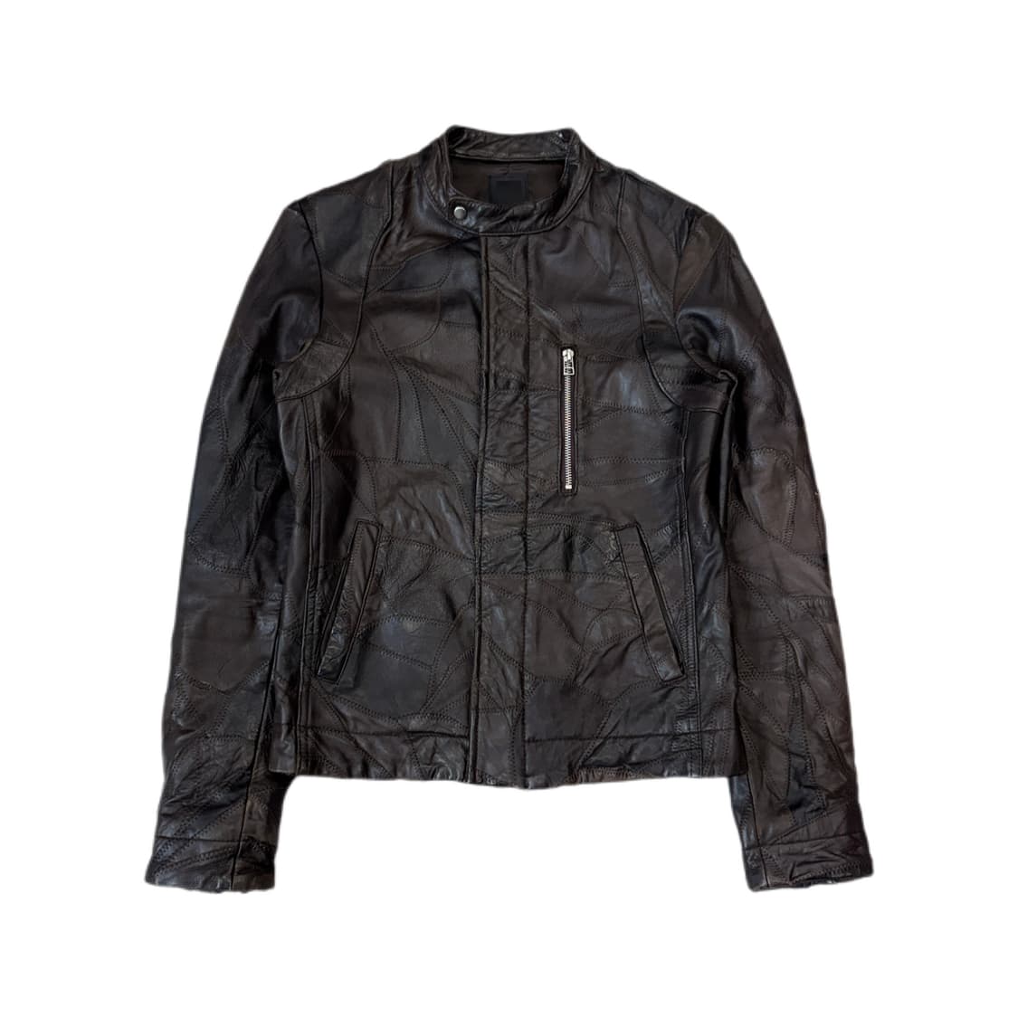 LHP 제팬 크롭 램스킨 양가죽 바이커 레더 가죽자켓 상품이미지1