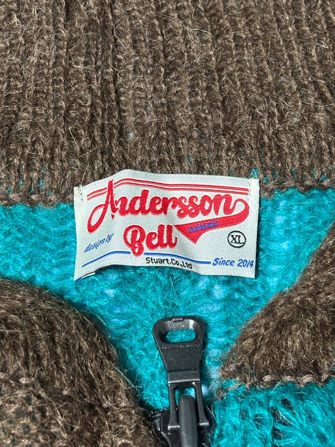 XL) 앤더슨벨 니트 집업 가디건 집업 상품이미지3