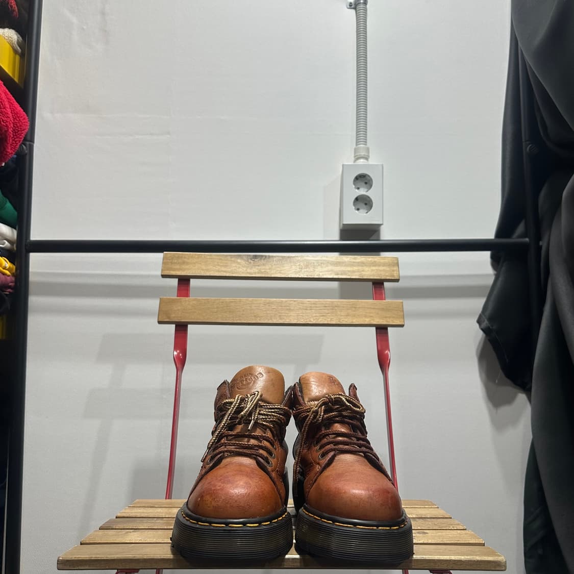 UK6 250) 닥터마틴 부츠 처키 워커 브라운 made in UK 상품이미지2