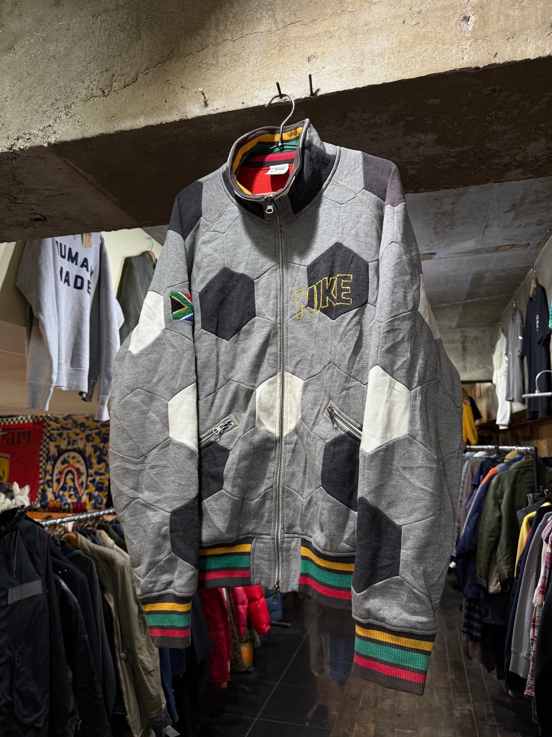 NIKE 나이키 DISKI 남아공 풋볼 플래그 집업 자켓 상품이미지1