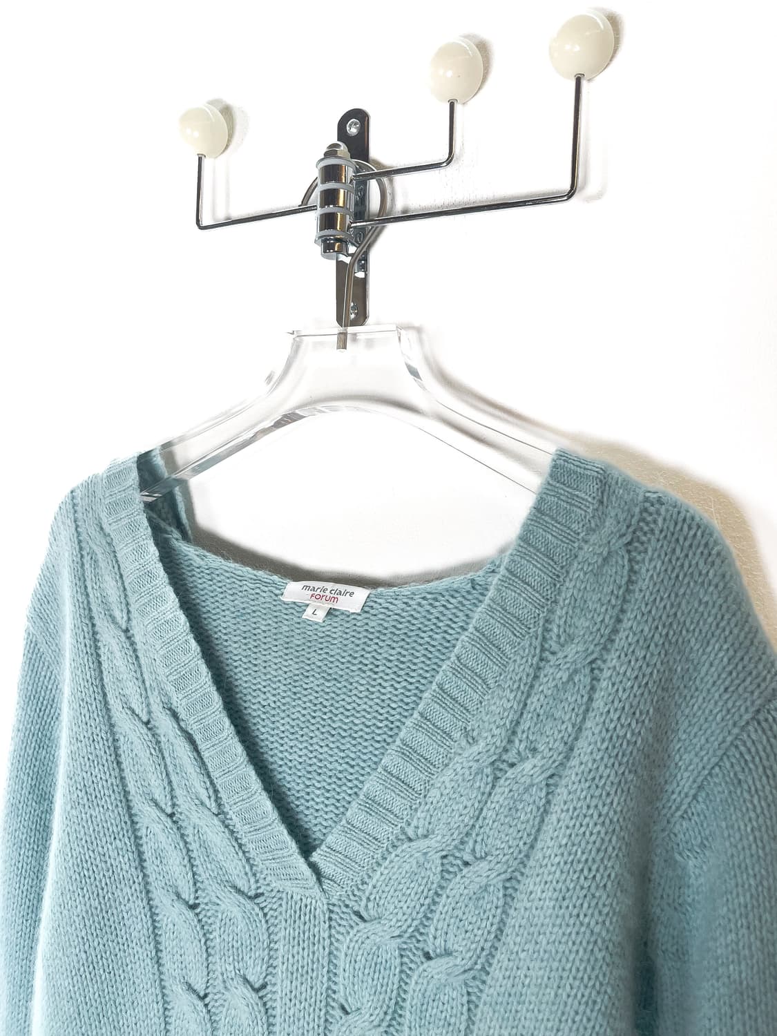 마리끌레르 울 앙고라 블렌드 니트 후드티 상품이미지5