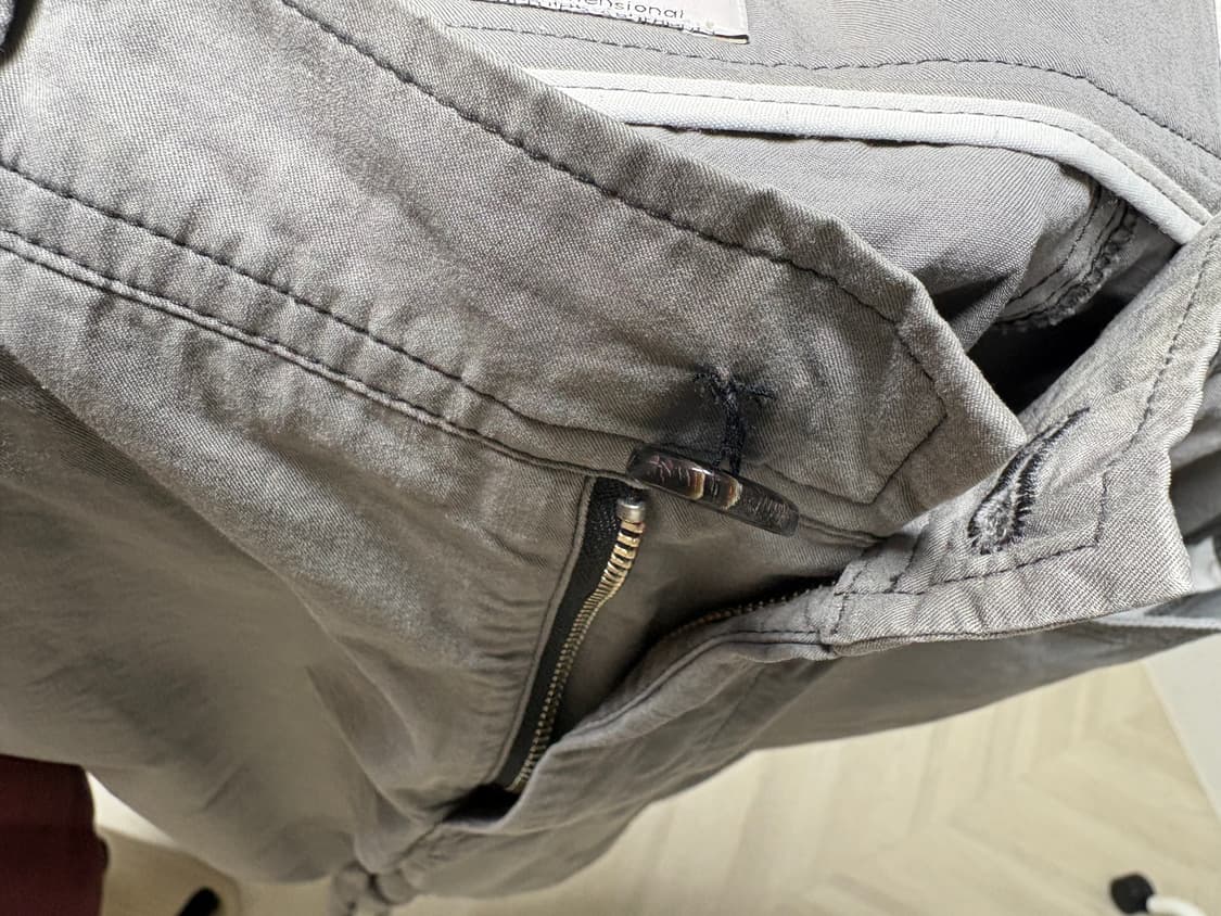 [1] 고낙 스켈레톤 팬츠 1.2 그레이 베이지 상품이미지6