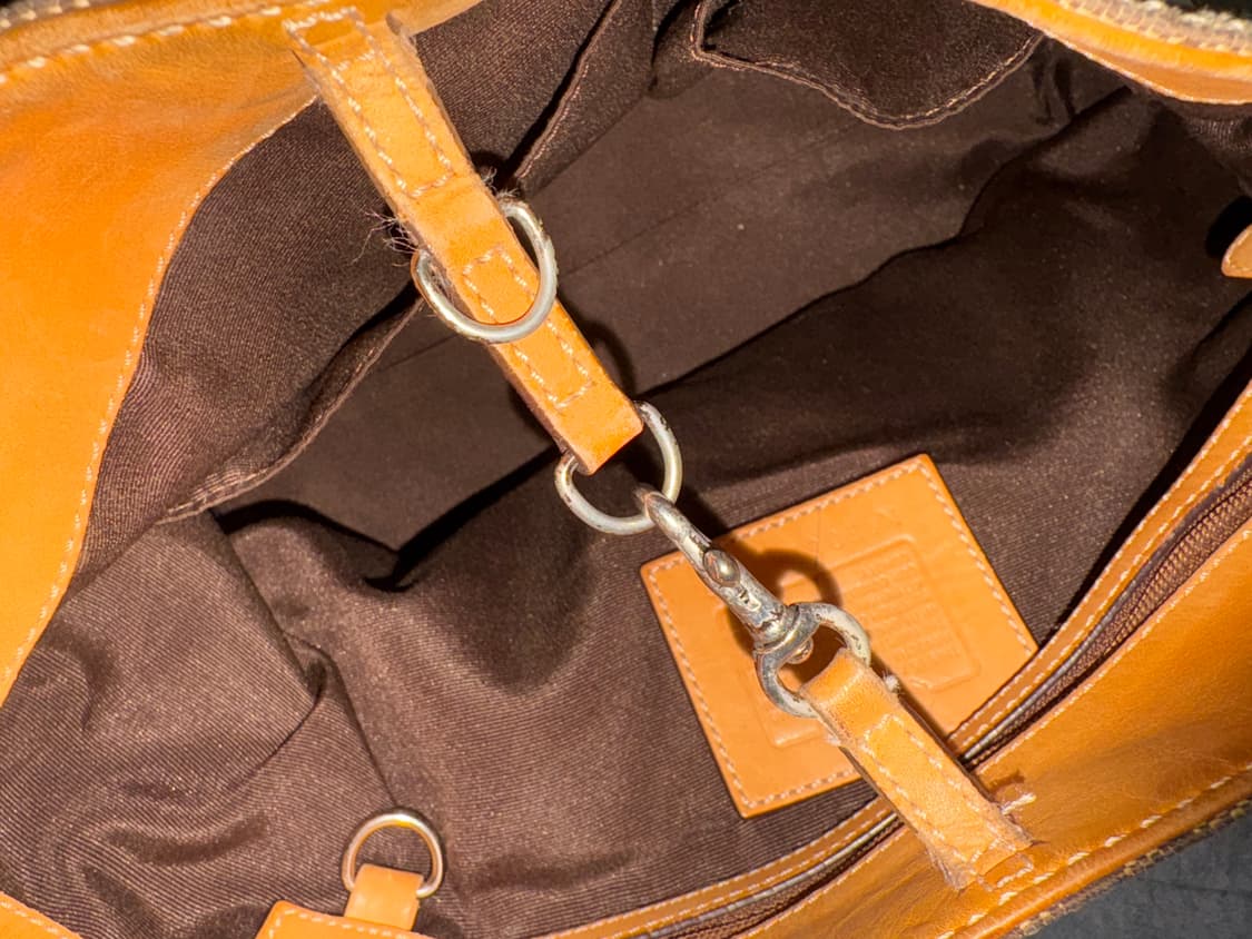 코치 시그니처 자카드 햄튼 호보 숄더백 상품이미지5