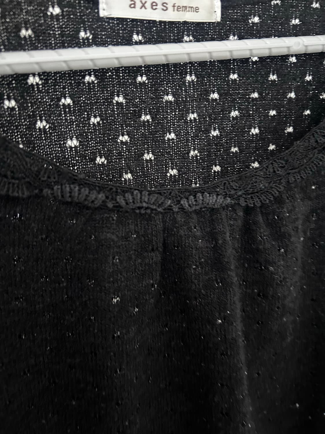 급처! 엑시즈팜 블랙니트 상품이미지3