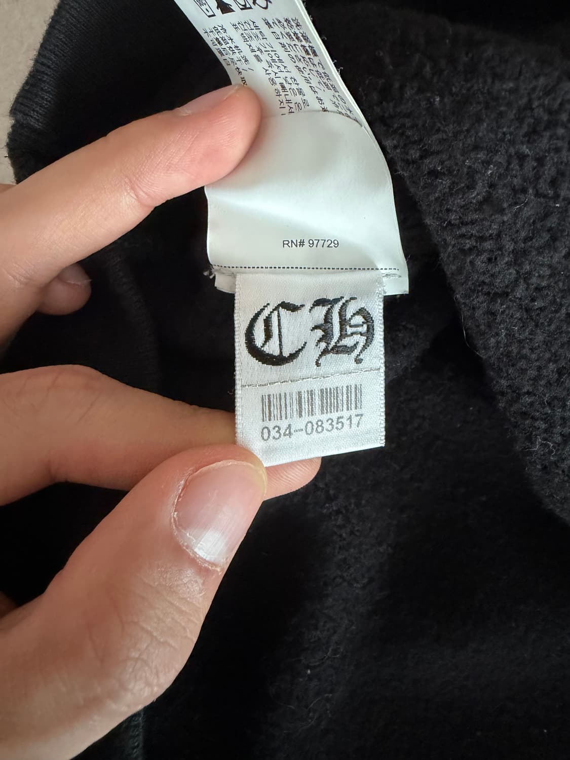 크롬하츠 세메터리 할리우드 후드티 m 상품이미지8