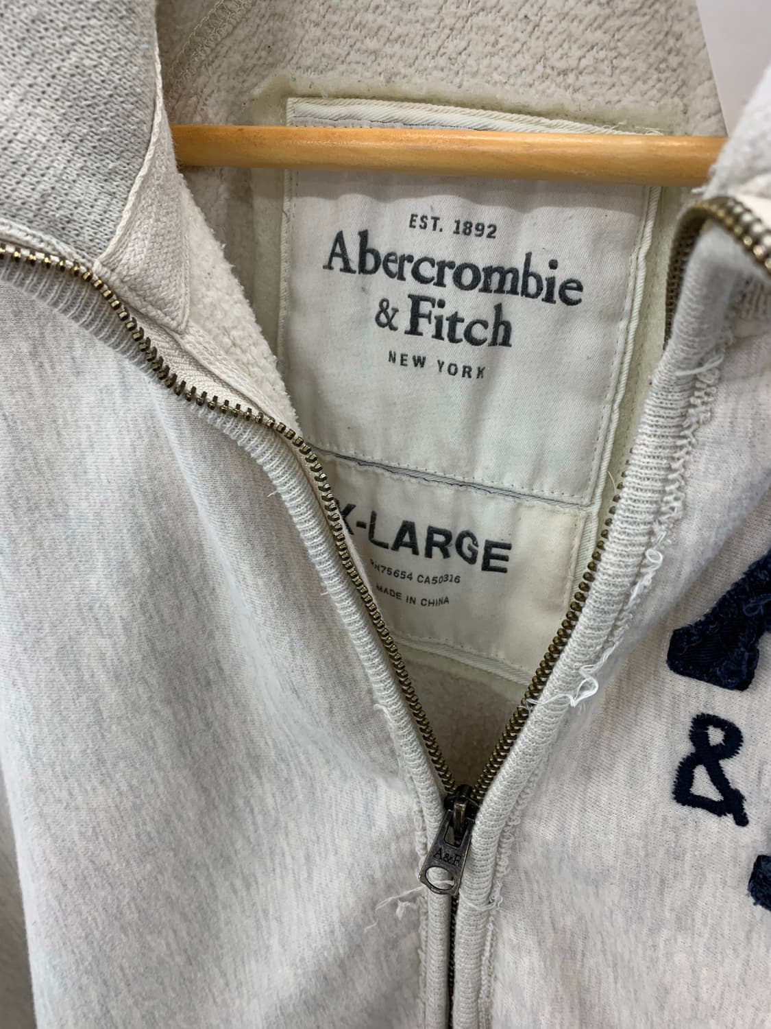 아베크롬비 빈티지 스웻 집업 상품이미지6