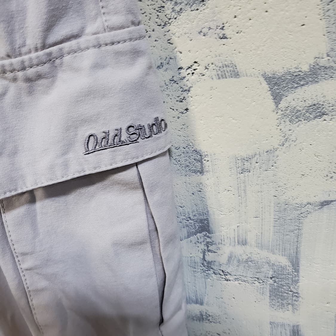 오드스튜디오 파라슈트 워싱 와이드 코튼 카고 팬츠  상품이미지3