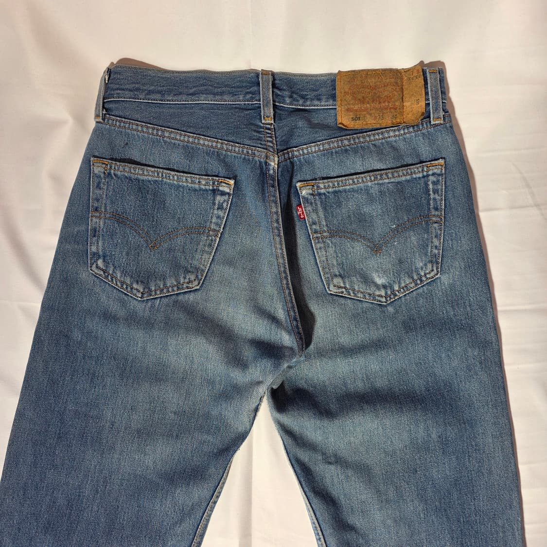 [W33L34]90s USA 리바이스 501 데님 팬츠 상품이미지9