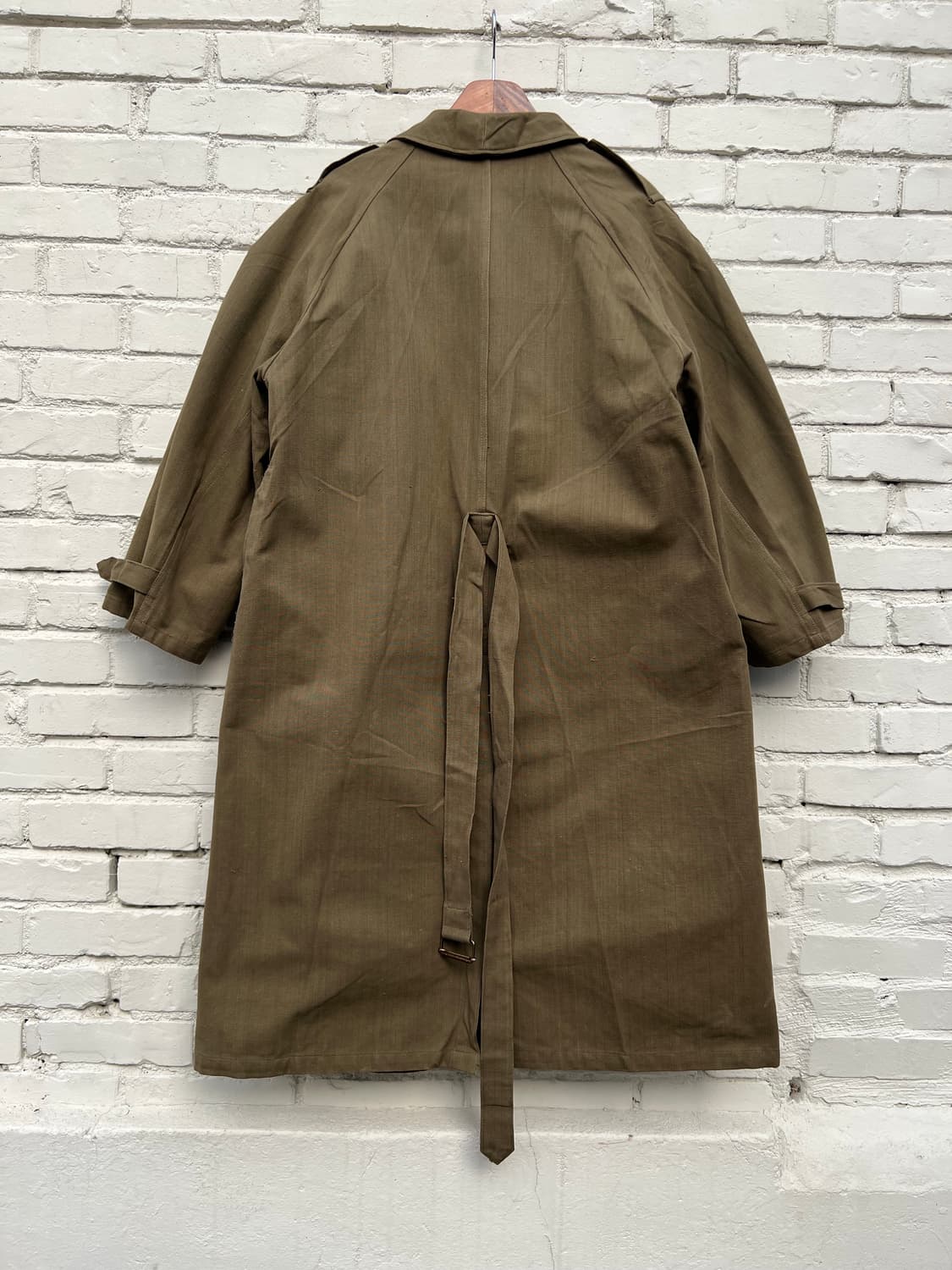 1940/50s FRENCH ARMY M35 밀리터히 모터사이클 코트 상품이미지2
