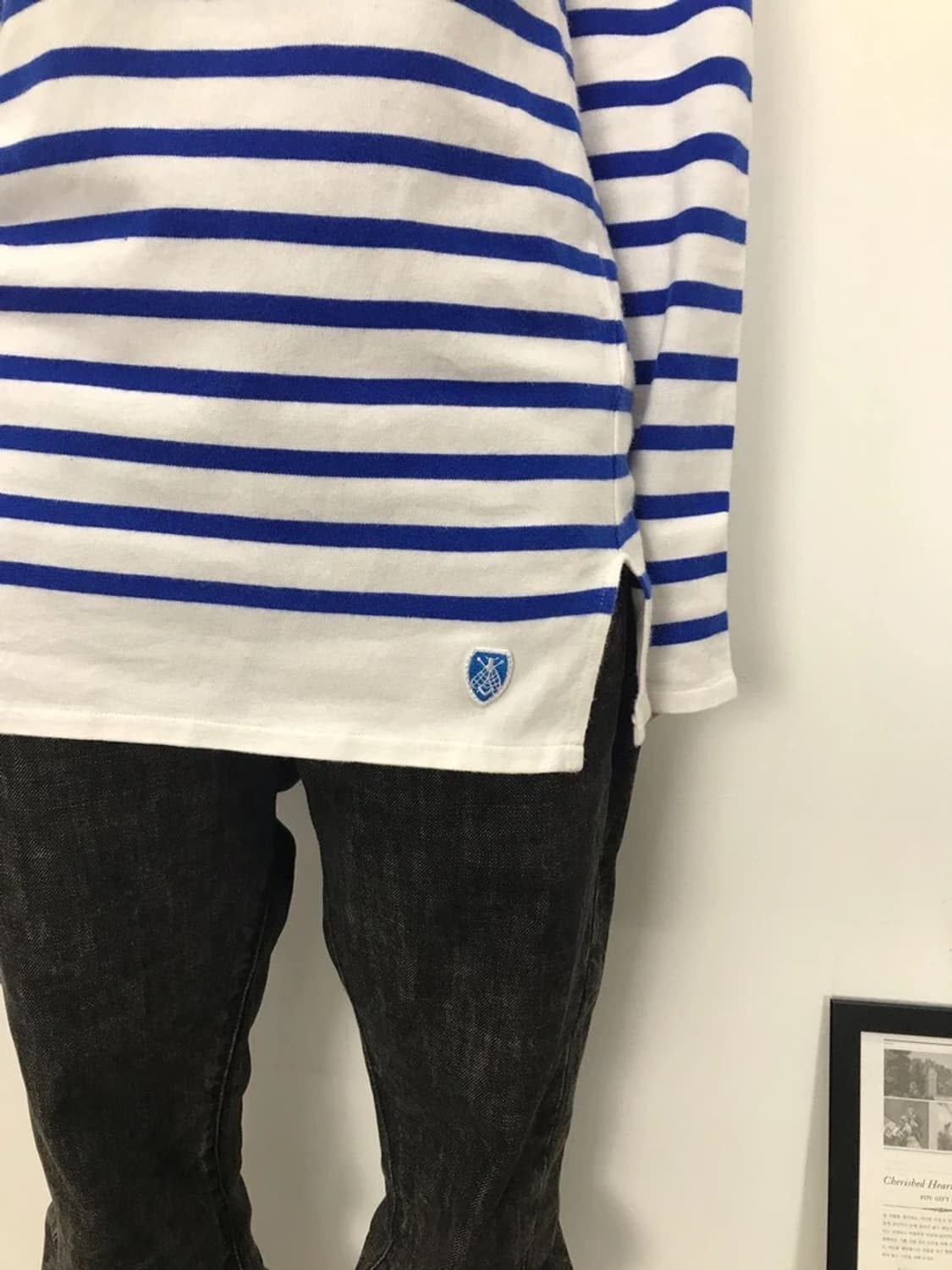 ORCIVAL Blue Stripe Breton Shirt 상품이미지2