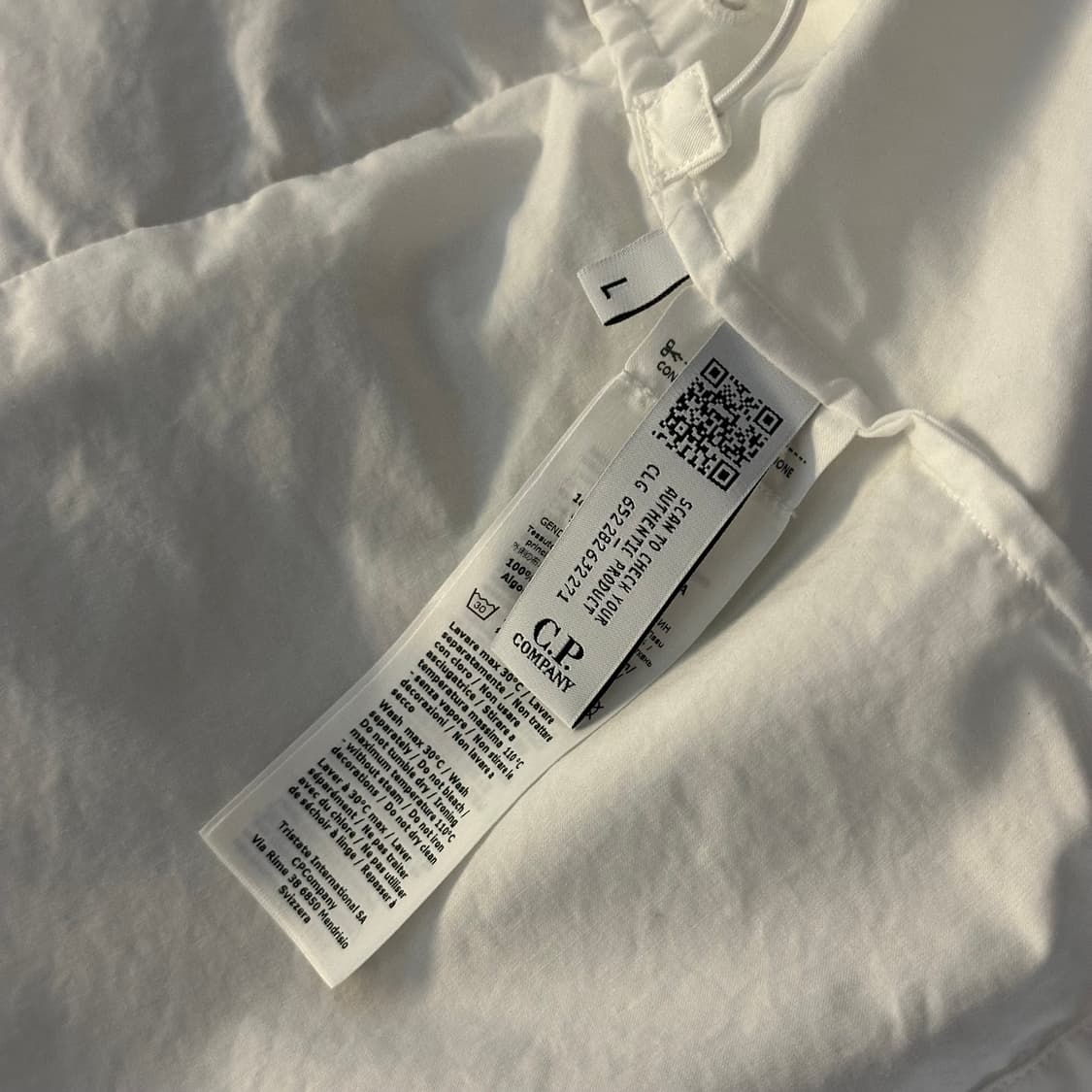 택채 새상품 CP 컴퍼니 메트로폴리스 게버딘 셔츠 자켓 상품이미지5